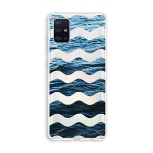 CaseCompany Oceaan: Galaxy A51 4G Transparant Hoesje