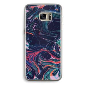 CaseCompany Light Years Beyond: Samsung Galaxy S7 Edge Transparant Hoesje