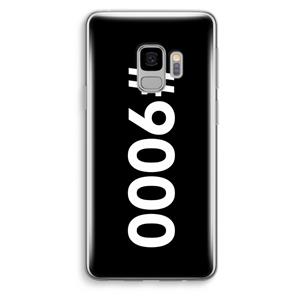 CaseCompany 9000: Samsung Galaxy S9 Transparant Hoesje