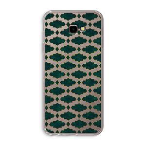 CaseCompany Moroccan tiles: Samsung Galaxy J4 Plus Transparant Hoesje