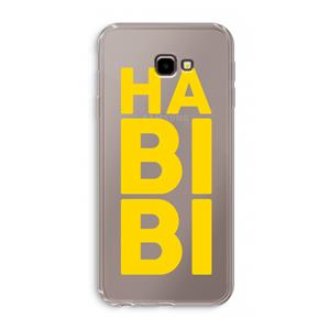 CaseCompany Habibi Blue: Samsung Galaxy J4 Plus Transparant Hoesje