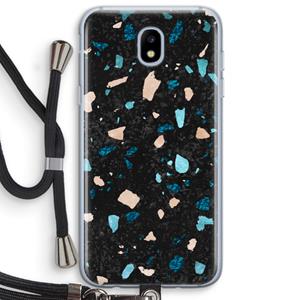 CaseCompany Terrazzo N°11: Samsung Galaxy J5 (2017) Transparant Hoesje met koord