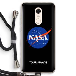 CaseCompany NASA: Xiaomi Redmi 5 Transparant Hoesje met koord