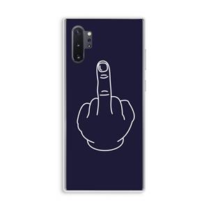 CaseCompany F**k U: Samsung Galaxy Note 10 Plus Transparant Hoesje