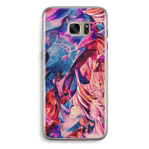 CaseCompany Pink Orchard: Samsung Galaxy S7 Edge Transparant Hoesje