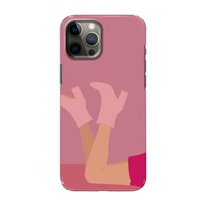 CaseCompany Pink boots: Volledig geprint iPhone 12 Pro Hoesje