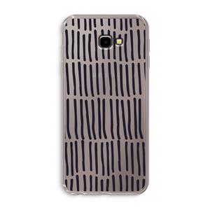 CaseCompany Moroccan stripes: Samsung Galaxy J4 Plus Transparant Hoesje