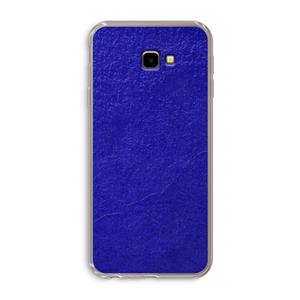 CaseCompany Majorelle Blue: Samsung Galaxy J4 Plus Transparant Hoesje