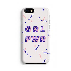 CaseCompany GRL PWR: Volledig geprint iPhone SE 2020 Hoesje