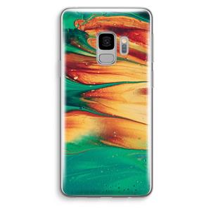 CaseCompany Green Inferno: Samsung Galaxy S9 Transparant Hoesje