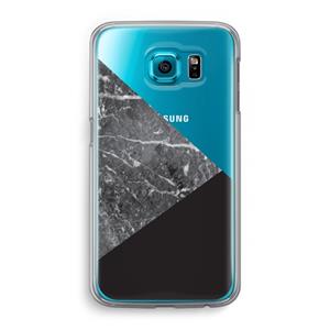 CaseCompany Combinatie marmer: Samsung Galaxy S6 Transparant Hoesje
