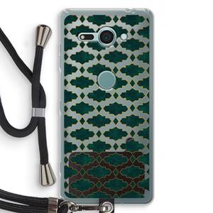 CaseCompany Moroccan tiles: Sony Xperia XZ2 Compact Transparant Hoesje met koord