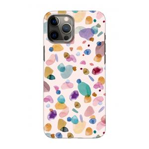 CaseCompany Terrazzo Memphis Pink: Volledig geprint iPhone 12 Pro Hoesje