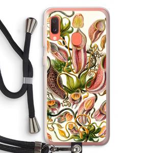 CaseCompany Haeckel Nepenthaceae: Samsung Galaxy A20e Transparant Hoesje met koord