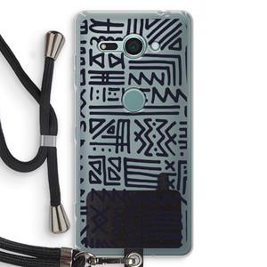 CaseCompany Marrakech print: Sony Xperia XZ2 Compact Transparant Hoesje met koord