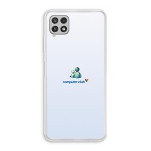 CaseCompany MSN: Samsung Galaxy A22 4G Transparant Hoesje