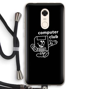 CaseCompany Floppyhead: Xiaomi Redmi 5 Transparant Hoesje met koord