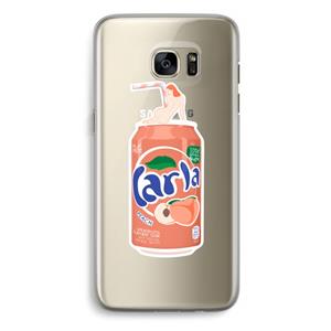 CaseCompany S(peach)less: Samsung Galaxy S7 Edge Transparant Hoesje