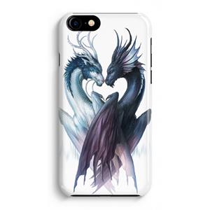 CaseCompany Yin Yang Dragons: iPhone 8 Volledig Geprint Hoesje