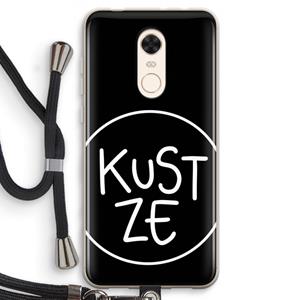 CaseCompany KUST ZE: Xiaomi Redmi 5 Transparant Hoesje met koord