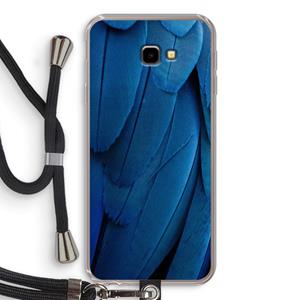 CaseCompany Pauw: Samsung Galaxy J4 Plus Transparant Hoesje met koord