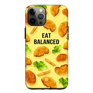CaseCompany Eat Balanced: iPhone 12 Tough Case