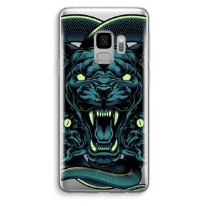 CaseCompany Cougar and Vipers: Samsung Galaxy S9 Transparant Hoesje