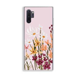 CaseCompany Painted wildflowers: Samsung Galaxy Note 10 Plus Transparant Hoesje