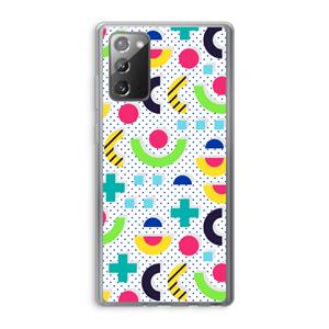CaseCompany 8-bit N°1: Samsung Galaxy Note 20 / Note 20 5G Transparant Hoesje