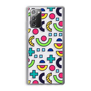 CaseCompany 8-bit N°6: Samsung Galaxy Note 20 / Note 20 5G Transparant Hoesje