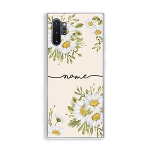 CaseCompany Daisies: Samsung Galaxy Note 10 Plus Transparant Hoesje