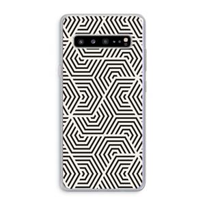 CaseCompany Magic pattern: Samsung Galaxy S10 5G Transparant Hoesje
