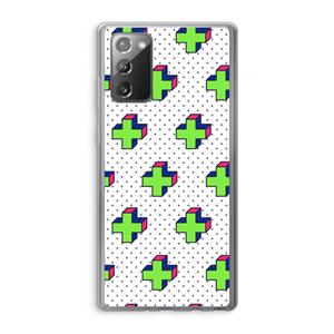 CaseCompany 8-bit N°10: Samsung Galaxy Note 20 / Note 20 5G Transparant Hoesje