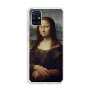 CaseCompany Mona Lisa: Galaxy A51 4G Transparant Hoesje