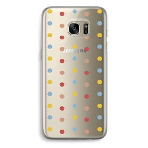CaseCompany Bollen: Samsung Galaxy S7 Edge Transparant Hoesje