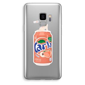 CaseCompany S(peach)less: Samsung Galaxy S9 Transparant Hoesje