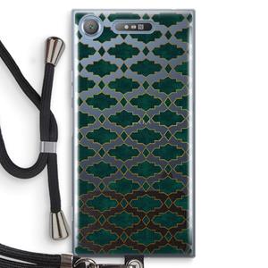 CaseCompany Moroccan tiles: Sony Xperia XZ1 Transparant Hoesje met koord