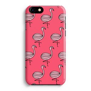 CaseCompany Flamingo: iPhone 8 Volledig Geprint Hoesje