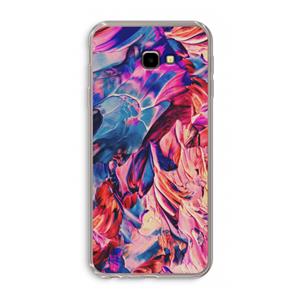 CaseCompany Pink Orchard: Samsung Galaxy J4 Plus Transparant Hoesje