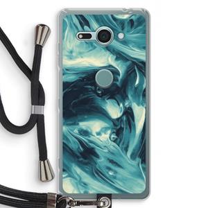 CaseCompany Dreaming About Whales: Sony Xperia XZ2 Compact Transparant Hoesje met koord