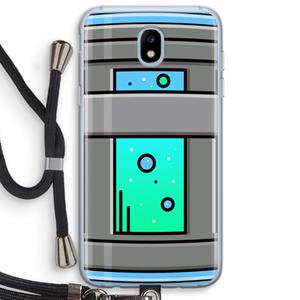 CaseCompany Chug Bottle: Samsung Galaxy J5 (2017) Transparant Hoesje met koord