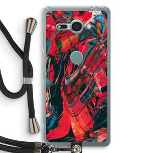 CaseCompany Endless Descent: Sony Xperia XZ2 Compact Transparant Hoesje met koord
