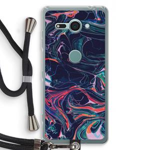 CaseCompany Light Years Beyond: Sony Xperia XZ2 Compact Transparant Hoesje met koord