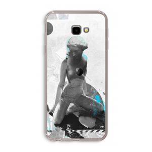 CaseCompany I will not feel a thing: Samsung Galaxy J4 Plus Transparant Hoesje