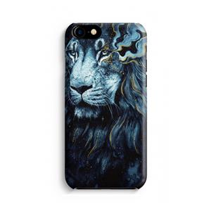 CaseCompany Darkness Lion: Volledig geprint iPhone SE 2020 Hoesje