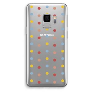 CaseCompany Bollen: Samsung Galaxy S9 Transparant Hoesje