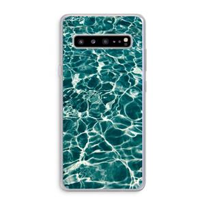CaseCompany Weerkaatsing water: Samsung Galaxy S10 5G Transparant Hoesje