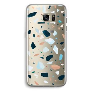 CaseCompany Terrazzo N°13: Samsung Galaxy S7 Edge Transparant Hoesje
