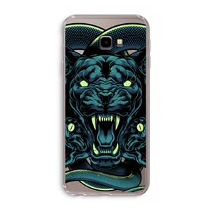 CaseCompany Cougar and Vipers: Samsung Galaxy J4 Plus Transparant Hoesje