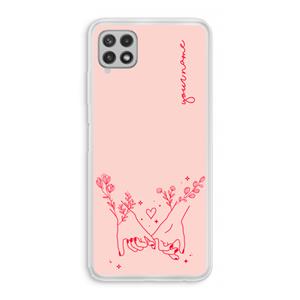 CaseCompany Best Friends: Samsung Galaxy A22 4G Transparant Hoesje